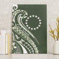 Kia Orana Cook Islands Canvas Wall Art Matie Plumeria Tropical Waves - Polynesian Pride