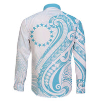 Kia Orana Cook Islands Family Matching Mermaid Dress and Hawaiian Shirt Moana Plumeria Tropical Waves LT7 - Polynesian Pride