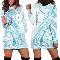 Kia Orana Cook Islands Hoodie Dress Moana Plumeria Tropical Waves LT7 - Polynesian Pride