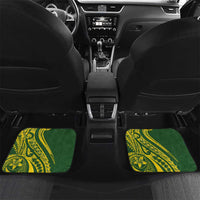 Kia Orana Cook Islands Car Mats Plumeria Tropical Waves - Polynesian Pride