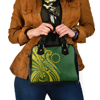 Kia Orana Cook Islands Shoulder Handbag Plumeria Tropical Waves - Polynesian Pride