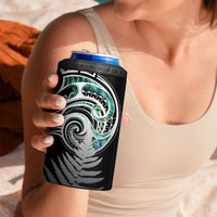 Meri Kirihimete New Zealand 4 in 1 Can Cooler Tumbler Tui on Pohutukawa LT7 - Polynesian Pride