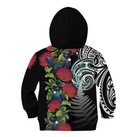 Meri Kirihimete New Zealand Kid Hoodie Tui on Pohutukawa LT7 - Polynesian Pride