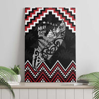 New Zealand Christmas Taniko Poutama Canvas Wall Art Mountainscape Maori Fern LT7 - Polynesian Pride