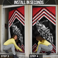 New Zealand Christmas Taniko Poutama Door Cover Mountainscape Maori Fern LT7 - Polynesian Pride