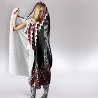 New Zealand Christmas Taniko Poutama Hooded Blanket Mountainscape Maori Fern LT7 - Polynesian Pride