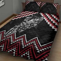 New Zealand Christmas Taniko Poutama Quilt Bed Set Mountainscape Maori Fern LT7 - Polynesian Pride