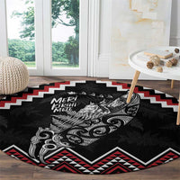 New Zealand Christmas Taniko Poutama Round Carpet Mountainscape Maori Fern LT7 - Polynesian Pride