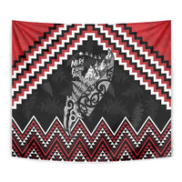 New Zealand Christmas Taniko Poutama Tapestry Mountainscape Maori Fern LT7 - Polynesian Pride