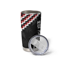 New Zealand Christmas Taniko Poutama Tumbler Cup Mountainscape Maori Fern LT7 - Polynesian Pride