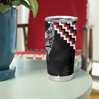 New Zealand Christmas Taniko Poutama Tumbler Cup Mountainscape Maori Fern LT7 - Polynesian Pride