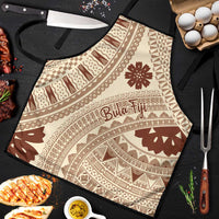 Bula Fiji Classic Masi Tapa Apron Vintage Beige LT7 Beige - Polynesian Pride