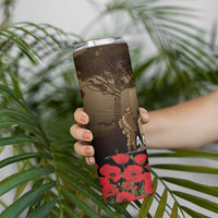 Australia - New Zealand ANZAC Lone Pine Skinny Tumbler The Last Post LT7 - Polynesian Pride