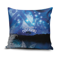 NZ Maori Matariki Scenery Pillow Cover Galaxy Sky