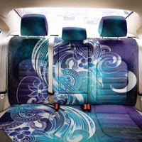 Aloha Hawaii Turtle Back Car Seat Cover Teal Purple Ribbon - Polynesian Pride