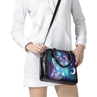 Aloha Hawaii Turtle Shoulder Handbag Teal Purple Ribbon - Polynesian Pride