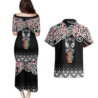 Kia Kaha Te Reo Maori Couples Matching Puletasi and Hawaiian Shirt 50 Years Mo Ake Tonu Te Reo LT7 - Polynesian Pride