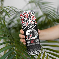Kia Kaha Te Reo Maori Skinny Tumbler 50 Years Mo Ake Tonu Te Reo LT7 - Polynesian Pride