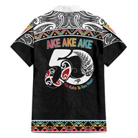 50 Years Kia Kaha Te Reo Maori Family Matching Tank Maxi Dress and Hawaiian Shirt Ake Ake Ake! LT7 - Polynesian Pride