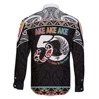 50 Years Kia Kaha Te Reo Maori Family Matching Tank Maxi Dress and Hawaiian Shirt Ake Ake Ake! LT7 - Polynesian Pride