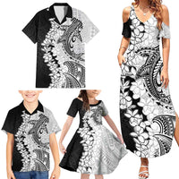 Polynesian Plumeria Lei Family Matching Summer Maxi Dress and Hawaiian Shirt with Hammerhead Shark LT7 - Polynesian Pride