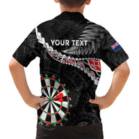 Personalised New Zealand Darts Hawaiian Shirt Maori Manaia LT7 - Polynesian Pride