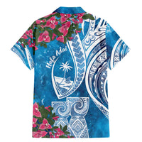 Hafa Adai Guam Family Matching Mermaid Dress and Hawaiian Shirt Crystal Waves LT7 - Polynesian Pride