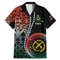 Proudly Ni-Van Sandroing Inspired Family Matching Mermaid Dress and Hawaiian Shirt Penama Classic Style LT7 Dad's Shirt - Short Sleeve Colorful - Polynesian Pride