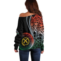 Proudly Ni-Van Sandroing Inspired Off Shoulder Sweater Penama Classic Style