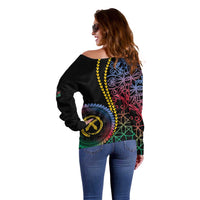 Proudly Ni-Van Sandroing Inspired Off Shoulder Sweater Shefa Classic Style