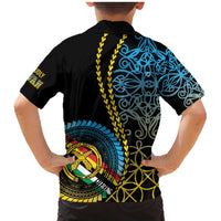 Proudly Ni-Van Sandroing Inspired Family Matching Mermaid Dress and Hawaiian Shirt Torba Classic Style LT7 - Polynesian Pride