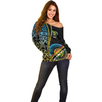 Proudly Ni-Van Sandroing Inspired Off Shoulder Sweater Torba Classic Style