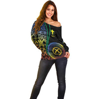 Proudly Ni-Van Sandroing Inspired Off Shoulder Sweater Tafea Classic Style