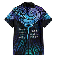 Aotearoa Maori Te Whai Rahi Family Matching Short Sleeve Bodycon Dress and Hawaiian Shirt Tala - Nowhere You Could Go That I Won't Be With You LT7 - Polynesian Pride