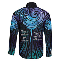 Aotearoa Maori Te Whai Rahi Family Matching Summer Maxi Dress and Hawaiian Shirt Tala - Nowhere You Could Go That I Won't Be With You LT7 - Polynesian Pride