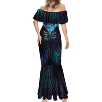 Aotearoa Maori Te Whai Rahi Mermaid Dress Tala - Nowhere You Could Go That I Won't Be With You LT7 - Polynesian Pride