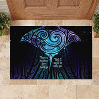 Aotearoa Maori Te Whai Rahi Rubber Doormat Tala - Nowhere You Could Go That I Won't Be With You - Polynesian Pride