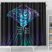 Aotearoa Maori Te Whai Rahi Shower Curtain Tala - Nowhere You Could Go That I Won't Be With You LT7 - Polynesian Pride