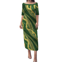 Polynesian Puakeniken Pikake Twisted Lei Puletasi Emerald - Polynesian Pride