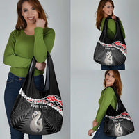 Personalised New Zealand Maori Grocery Bag Manaia Mix Koru