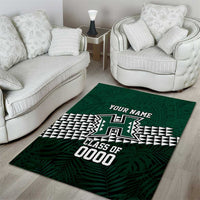 Hawaii Rainbow Warriors Alumni Custom Area Rug Kanaka Arrows Tropical Vibes