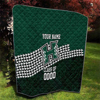 Hawaii Rainbow Warriors Alumni Custom Quilt Kanaka Arrows Tropical Vibes LT7 - Polynesian Pride