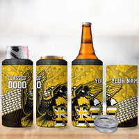 Hawaii Nanakuli High Alumni Custom 4 in 1 Can Cooler Tumbler Kanaka Arrows Tropical Vibes