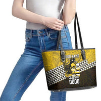 Hawaii Nanakuli High Alumni Custom Leather Tote Bag Kanaka Arrows Tropical Vibes