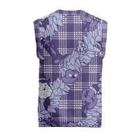 Purple Palaka Hawaii Cowboy Christmas Knitted V-Neck Vest Paniolo Mix Maile Lei LT7 - Polynesian Pride