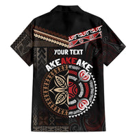 Aotearoa and Samoa Together For Te Tiriti Family Matching Puletasi and Hawaiian Shirt Kowhaiwhai Mix Siapo LT7 - Polynesian Pride