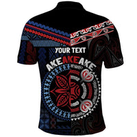 Aotearoa and Samoa Together For Te Tiriti Polo Shirt Kowhaiwhai Mix Siapo - Flag Color LT7 - Polynesian Pride