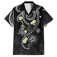 Polynesia Tribal Family Matching Off The Shoulder Long Sleeve Dress and Hawaiian Shirt Tentacles Plumeria LT7 - Polynesian Pride