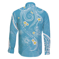 Polynesia Tribal Family Matching Mermaid Dress and Hawaiian Shirt Turquoise Plumeria Tentacles LT7 - Polynesian Pride