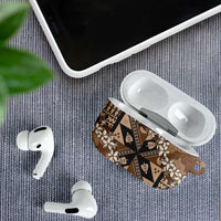 Bula Fiji Plumeria Tagimoucia Salusalu Mocha AirPods Case Kaiviti Masi LT7 - Polynesian Pride